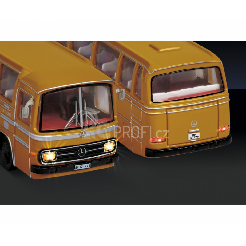RC autobus Mercedes-Benz O 302 Bus Deutsche Post, žlutá