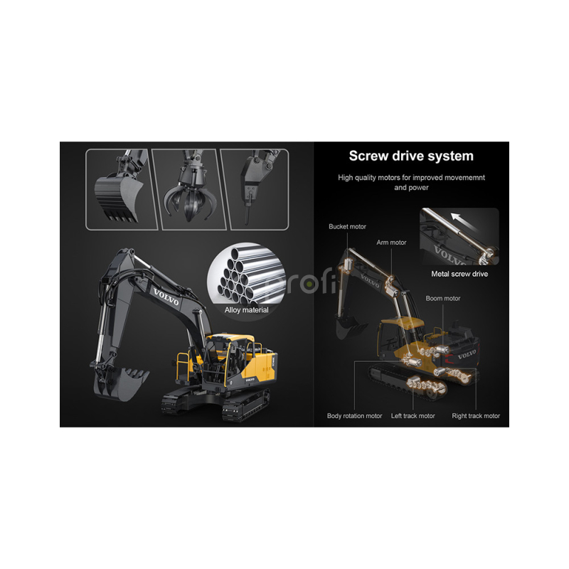 RC bagr Volvo EC160E 1:16