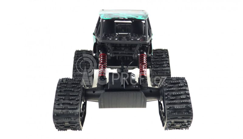 RC crawler CLIMBER s pásy i pneu, zelená