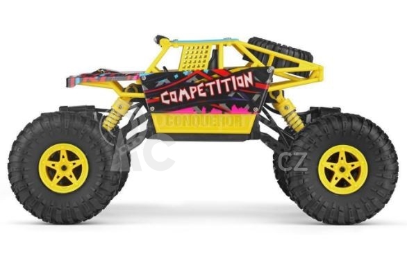 RC crawler Competition 1:18, žlutá