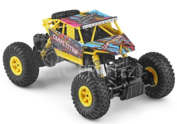 RC crawler Competition 1:18, žlutá