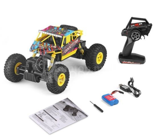 RC crawler Competition 1:18, žlutá