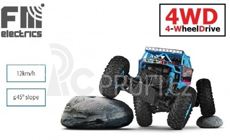 RC crawler Competition 1:18, žlutá