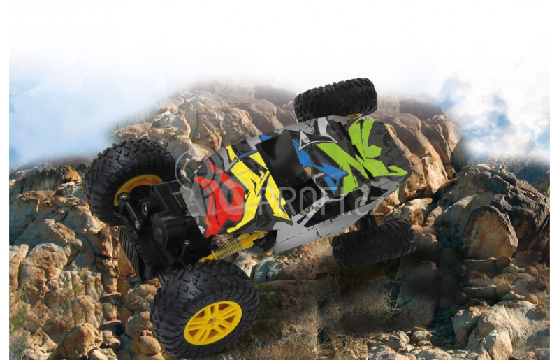 RC Crawler Hillriser, žlutá