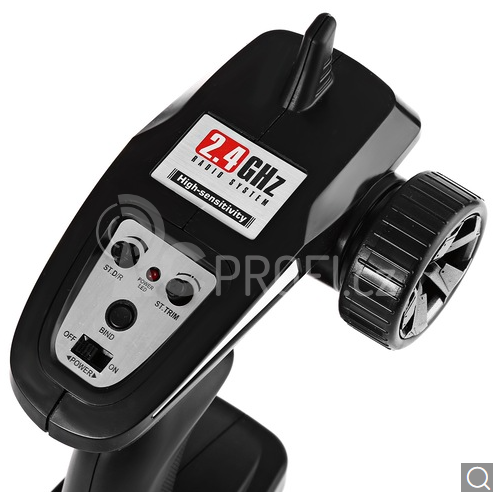 RC auto Subotech Exceed 1:24, červená