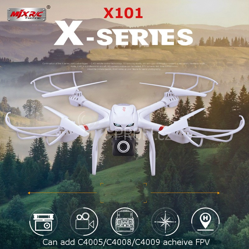 Dron MJX X101S + kamera C4018