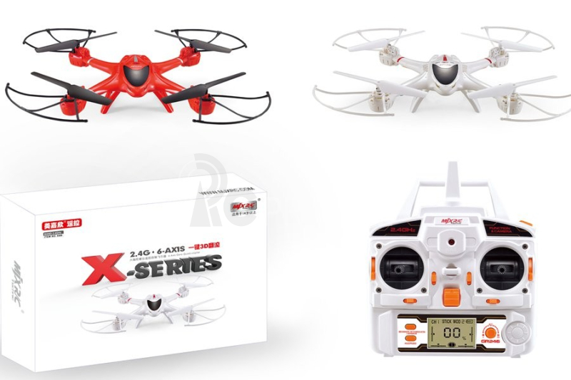 Dron MJX X400 V2 + kamera C4005, červená