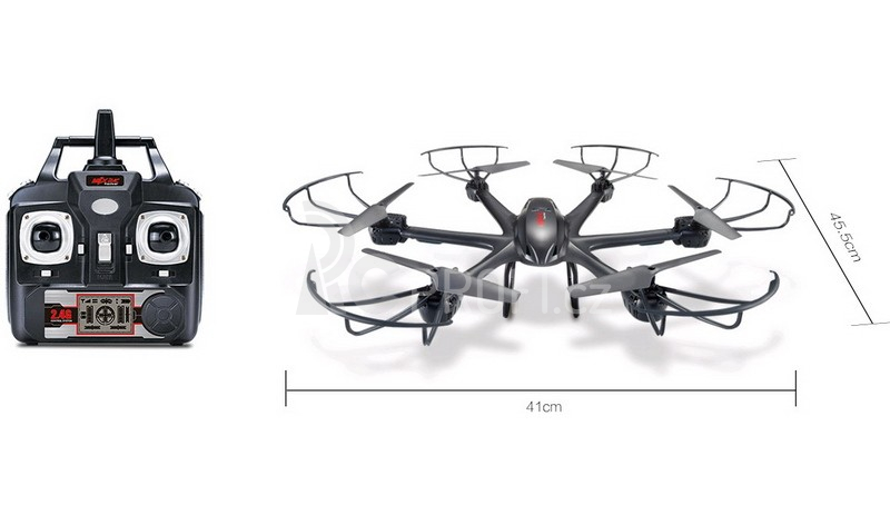 RC dron MJX HEXA X601H FPV, černá