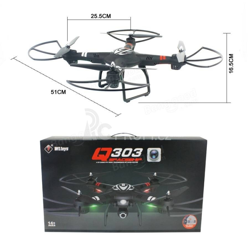 RC dron S303W