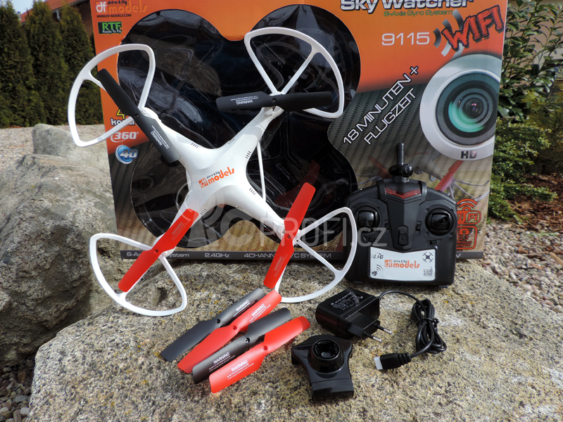 Dron Sky Watcher 3 FPV + náhradní aku