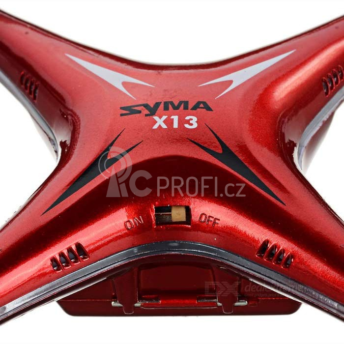 RC dron Syma X13, červená