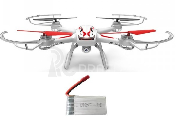 Dron Syma X54HW, bílá + náhradní baterie