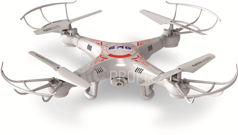 RC dron Syma X5C-1 v ALU kufru, bílá