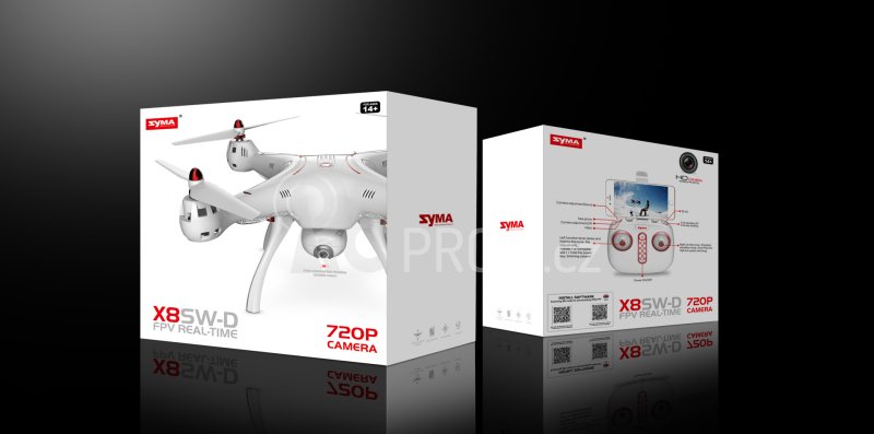 Dron Syma X8SW-D + náhradní baterie