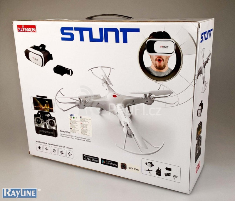Dron X-5WR s FPV brýlemi, černá