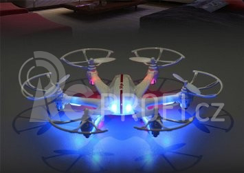 RC dron X800 3G ovládání + HD kamera C4016, bílá