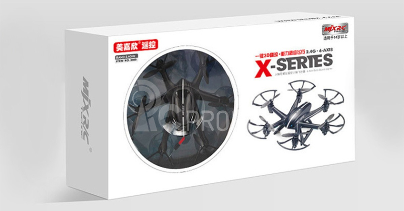 RC dron X800 3G ovládání + HD kamera C4016, černá