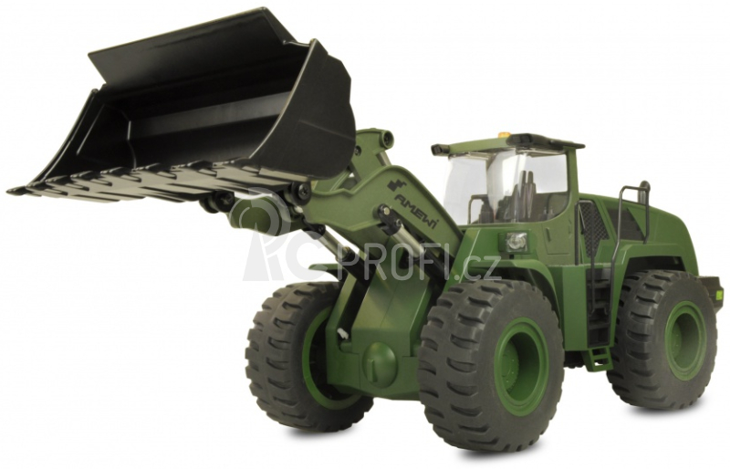 RC kolový nakladač G485E ME Military V2.0