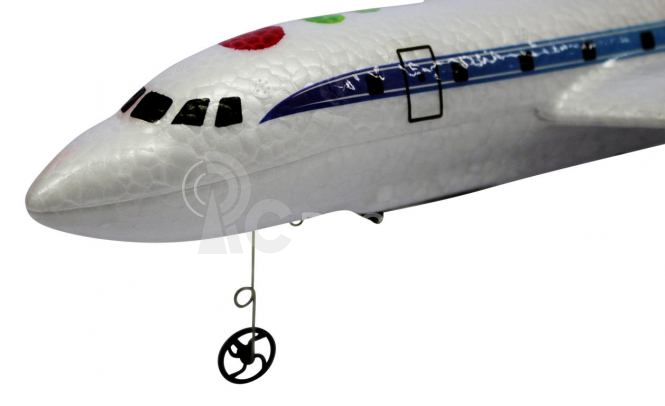 RC letadlo Airbus, modrá