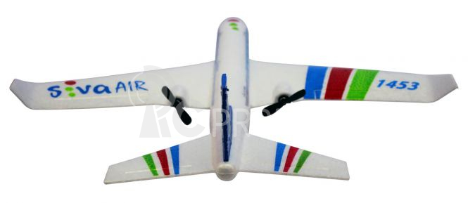 RC letadlo Airbus, modrá