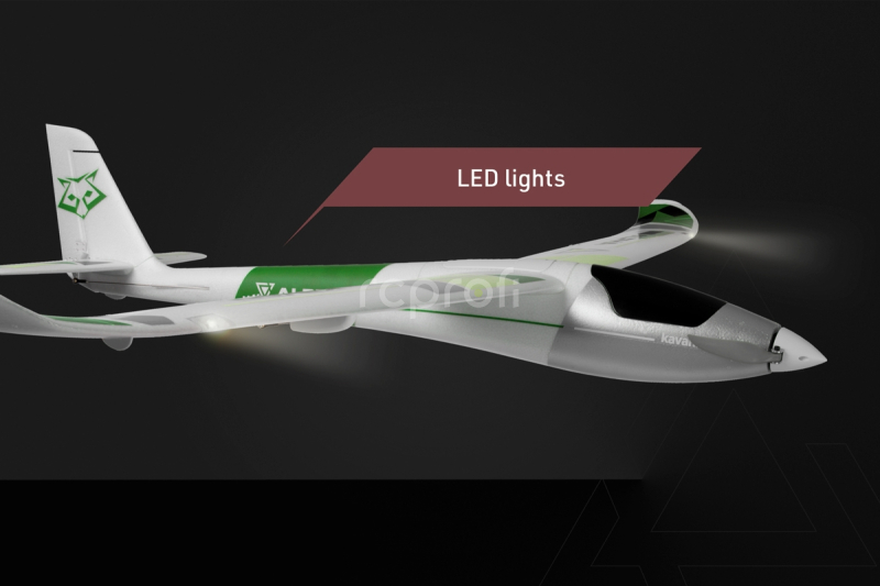 RC letadlo Alpha 1500 V2 ARF, zelená