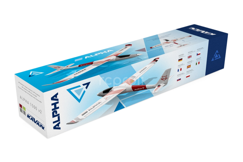 RC letadlo Alpha 1500 V2 ARF, zelená