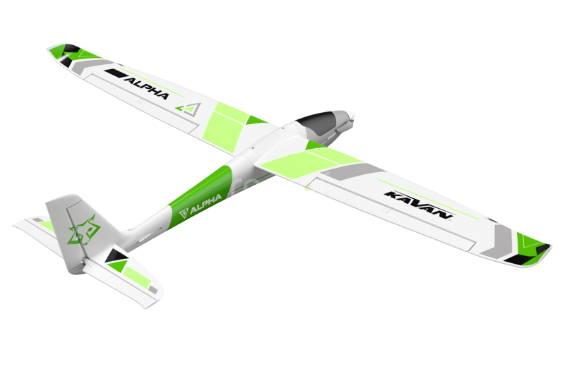 RC letadlo Alpha 1500 V2 ARF, zelená