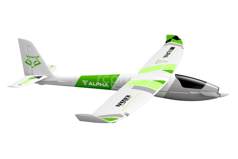 RC letadlo Alpha 1500 V2 ARF, zelená