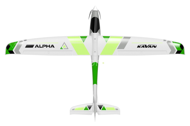RC letadlo Alpha 1500 V2 ARF, zelená