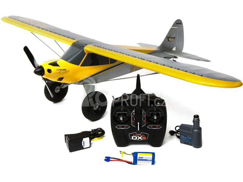 RC letadlo Carbon Cub 1.3m SAFE  RTF, Spektrum DXe