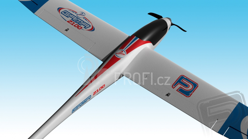 RC letadlo GAMA 2100, 2.4GHz brushless - mód 2
