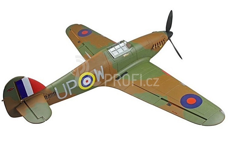 RC letadlo HAWKER HURRICANE s el. podvozkem