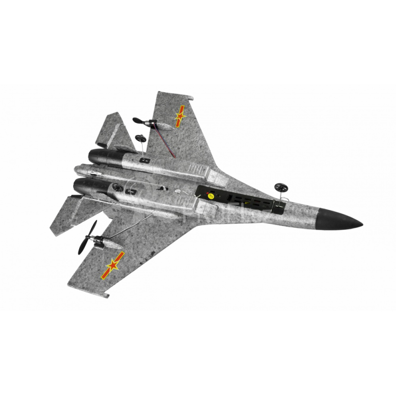 RC letadlo J-11 replika SU-27 6G Gyro RTF, šedá