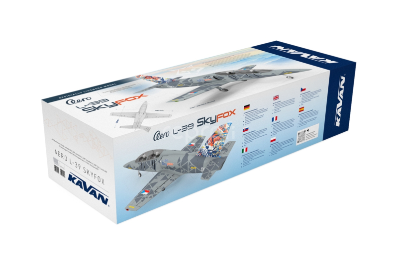 RC letadlo KAVAN L-39 Skyfox 1088mm, bílá