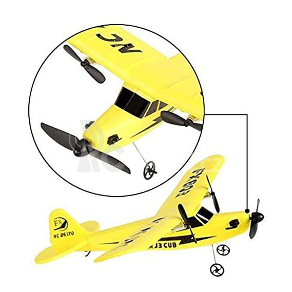 RC letadlo Piper J-3 CUB
