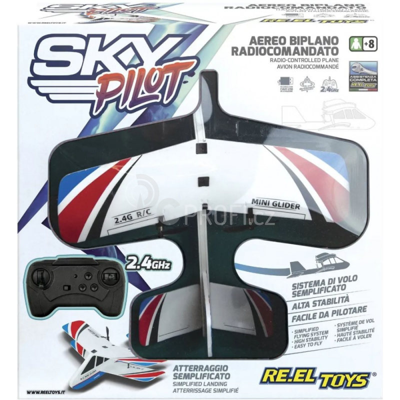 RC letadlo Sky Pilot Aero, bílá