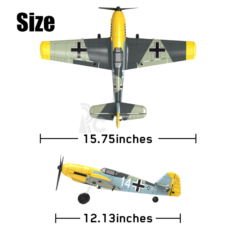 RC letadlo Volantex BF-109 RTF