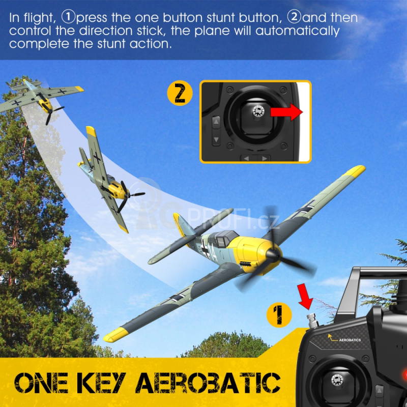RC letadlo Volantex BF-109 RTF