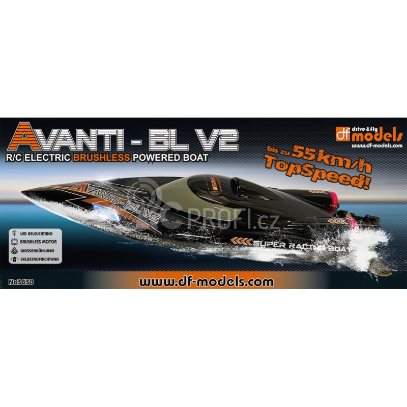 RC loď Avanti BL V2