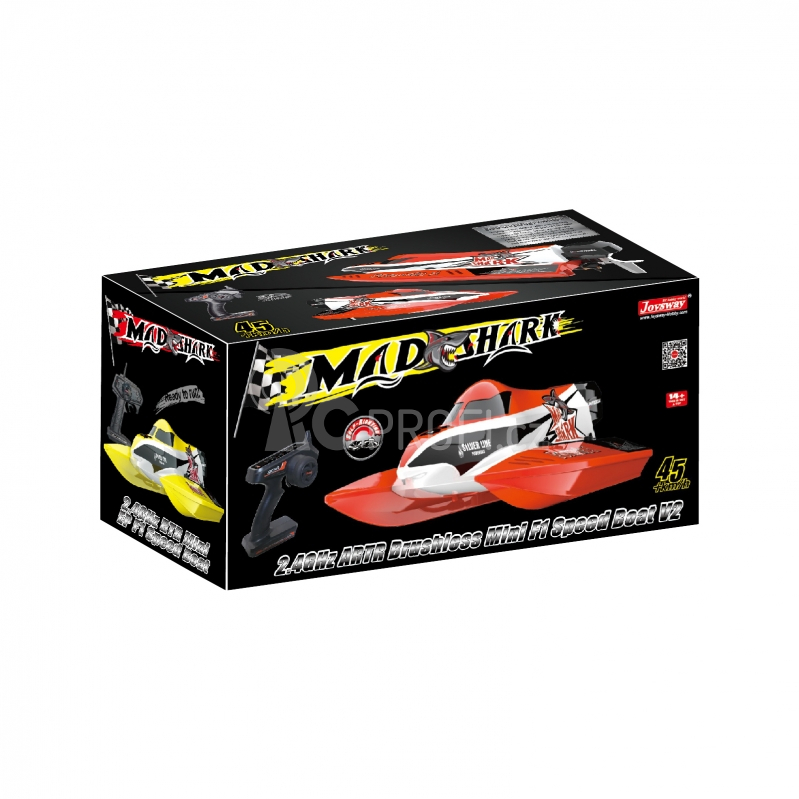 RC loď Mad Shark V2 ARTR Brushless F1 boat