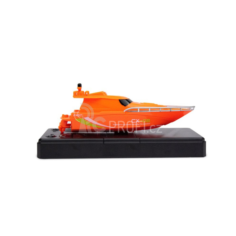 RC loď Mini Racing Yacht, oranžová