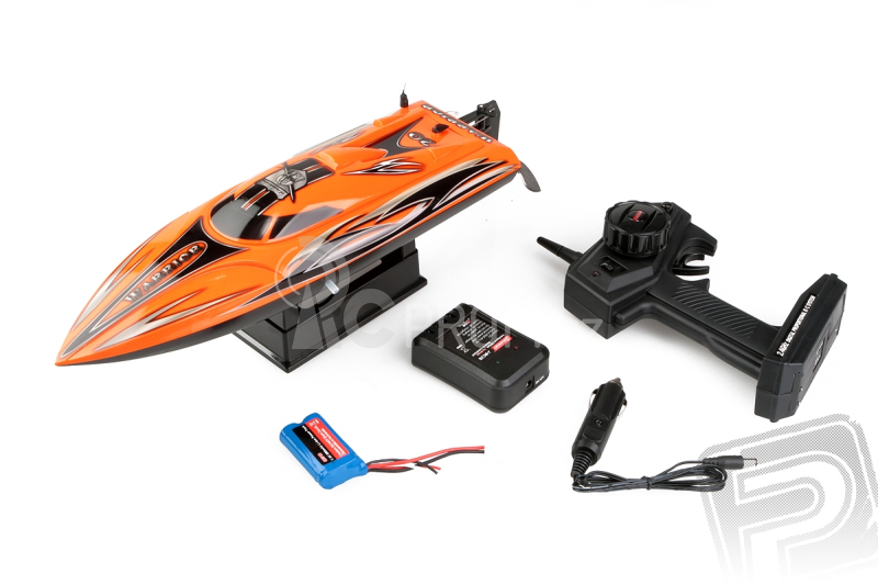 RC loď Offshore Lite Warrior V3, oranžový