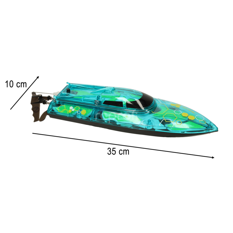 RC loď Revolt Q7 Illuminator, zelená