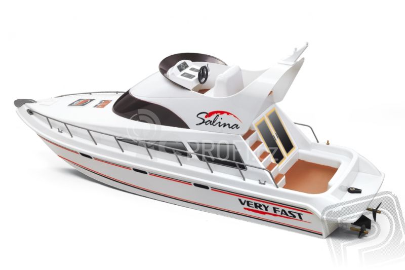 RC loď SALINA YACHT komplet - Chybí Akku a nabíječka