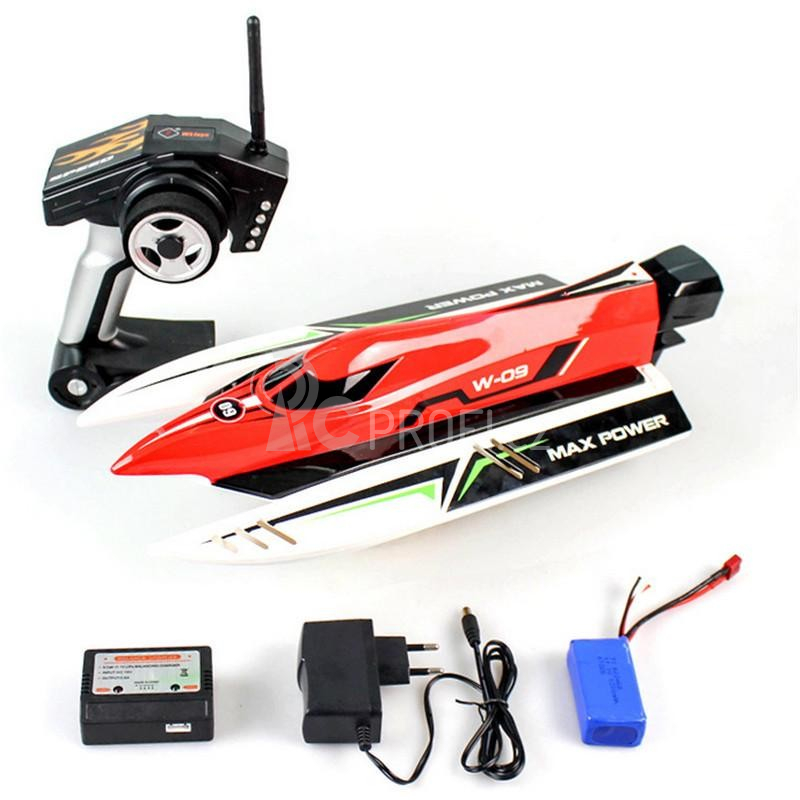 RC loď Speed Boot Brushless, červená