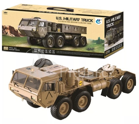 RC MilitaryTruck 1:12 8WD, písková