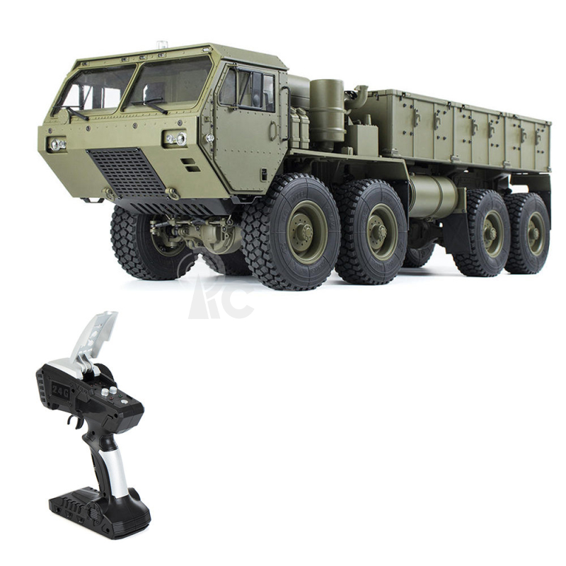 RC MilitaryTruck 1:12 8WD, zelená