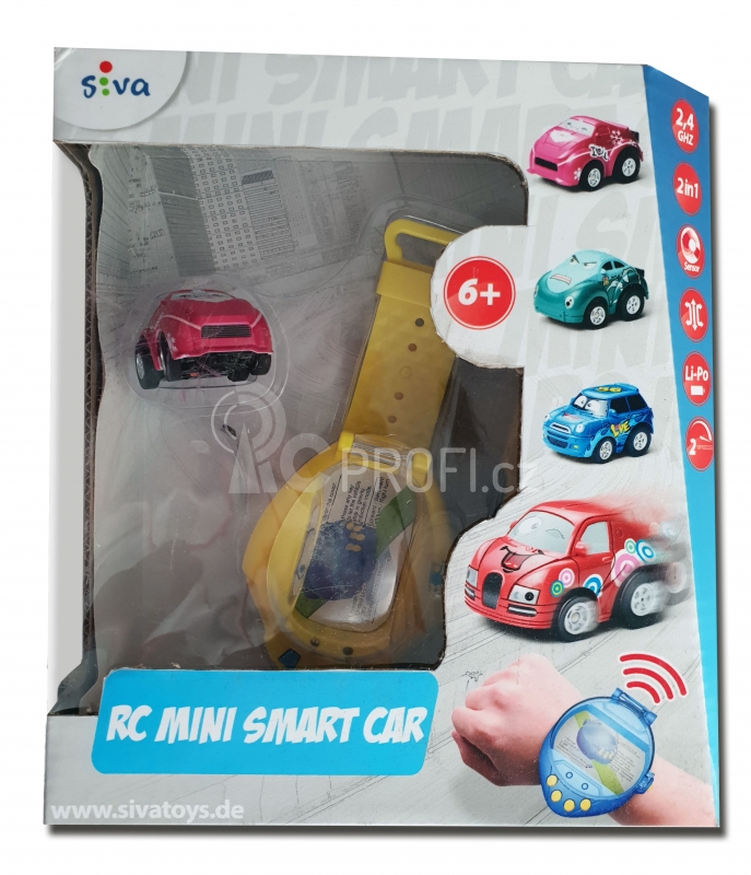 RC auto Mini Smart 2in1, růžová