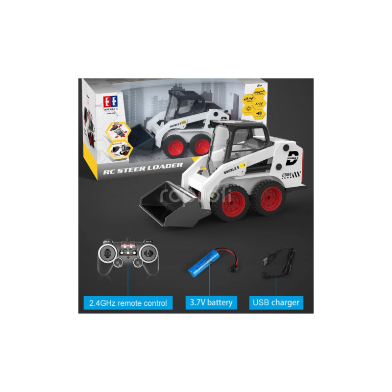 RC nakladač Bobcat 1:14, bílá