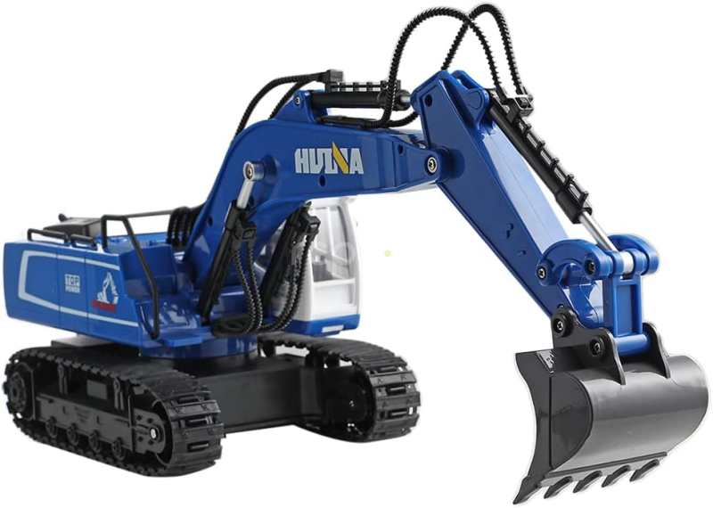 RC pásový bagr HN558 1:18 11CH, modrá